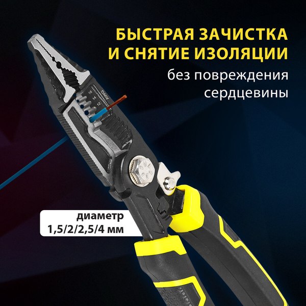 Плоскогубцы Грандмастер Многофункциональные PL-220 / 671257