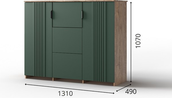 Тумба Мебель-КМК Герта КМК 0979.16