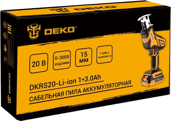 Сабельная пила Deko DKRS20 / 085-1069