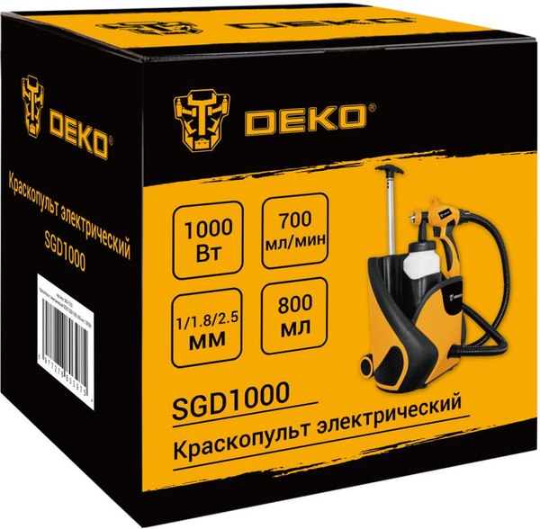 Краскопульт электрический Deko SGD1000 / 085-1333