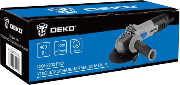 Угловая шлифовальная машина Deko DKAG900 PRO / 085-1054