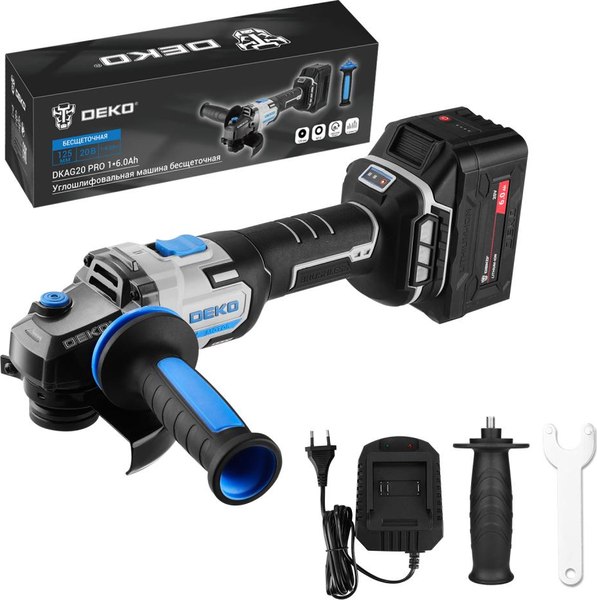 Угловая шлифовальная машина Deko DKAG20 PRO / 085-1073 - фото
