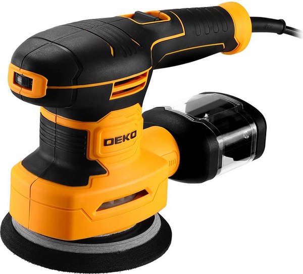 Эксцентриковая шлифовальная машина Deko DKS400W / 085-1058