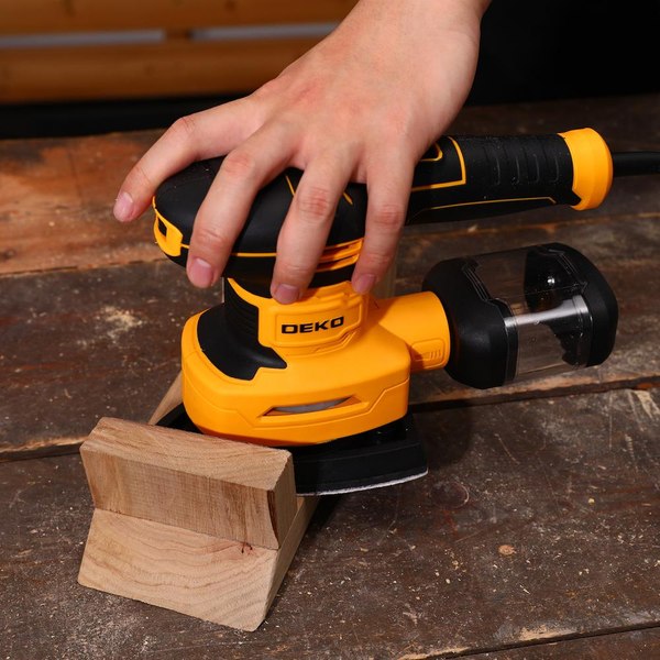 Эксцентриковая шлифовальная машина Deko DKS400W / 085-1058