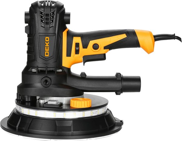 Шлифовальная машина для стен Deko DKWS1000 LED / 085-1060
