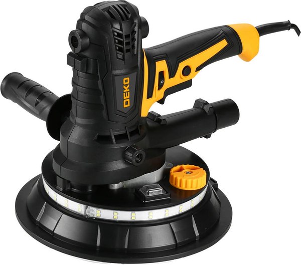 Шлифовальная машина для стен Deko DKWS1000 LED / 085-1060