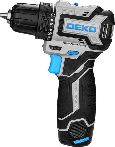 Аккумуляторная дрель-шуруповерт Deko Loner 12V PRO / 085-1011