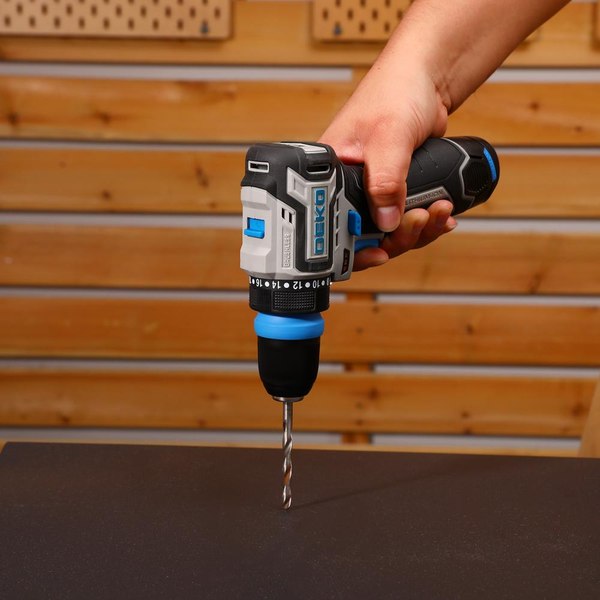 Аккумуляторная дрель-шуруповерт Deko Loner 12V PRO / 085-1121