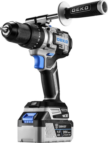 Аккумуляторная дрель-шуруповерт Deko DKCID20 PRO / 085-1068