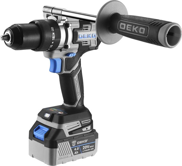 Аккумуляторная дрель-шуруповерт Deko DKCID20 PRO / 085-1068