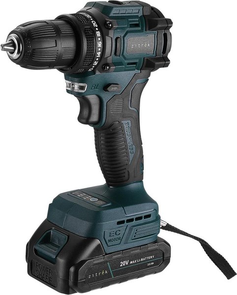Аккумуляторная дрель-шуруповерт Zitrek Greenpower 20 PRO / 085-1314