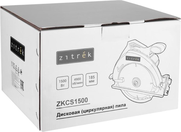 Дисковая пила Zitrek ZKCS1500 / 085-1305