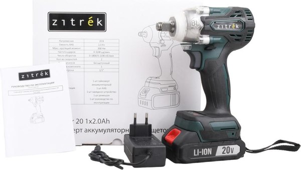 Аккумуляторный гайковерт Zitrek Crusher 20 / 085-1021 - фото