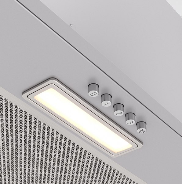 Вытяжка скрытая Elikor Cube Basic 60П-500-К3Д / 294090