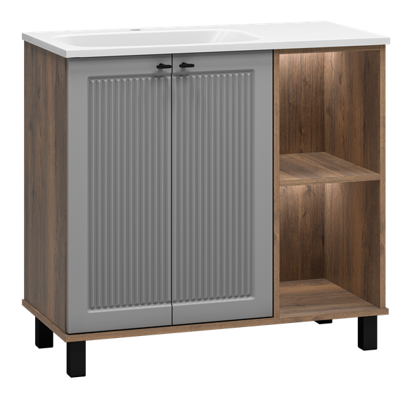 Тумба под умывальник Brevita Lumus 90 / LUM-06070-0842ЯL