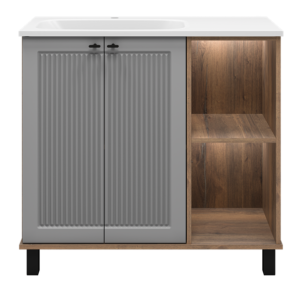 Тумба под умывальник Brevita Lumus 90 / LUM-06070-0842ЯL