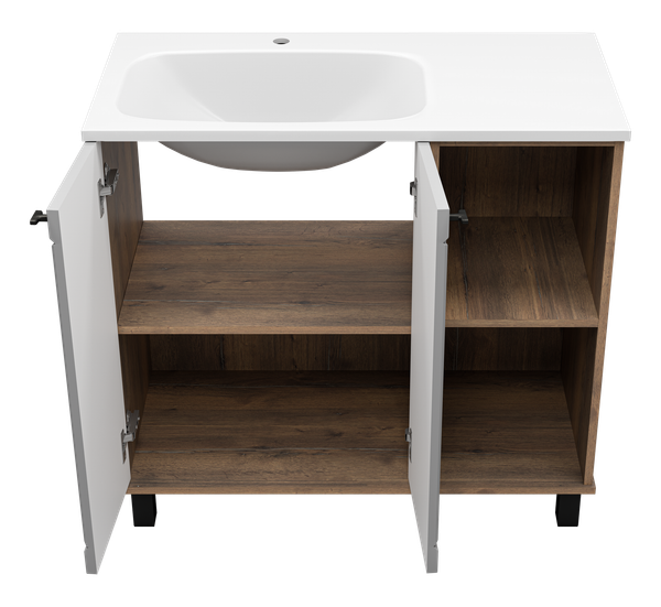 Тумба под умывальник Brevita Lumus 90 / LUM-06070-0842ЯL