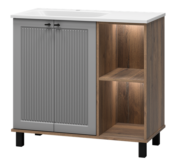 Тумба под умывальник Brevita Lumus 90 / LUM-06070-0842ЯL