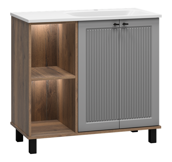 Тумба под умывальник Brevita Lumus 90 / LUM-06090-0842ЯP