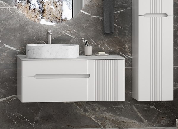 Тумба под умывальник Brevita Pallisandro 100 / PAL-50100-501П2Я - фото