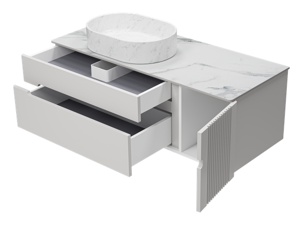 Тумба под умывальник Brevita Pallisandro 120 / PAL-50120-501П2Я