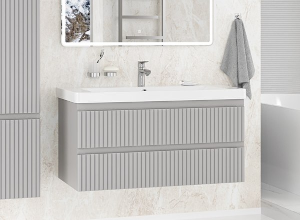 Тумба под умывальник Brevita Victory 105 / VIC-07105-0302Я - фото