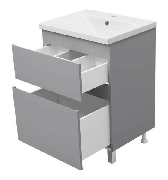 Тумба под умывальник Misty Лаки 60 / П-Лак-01060-5012Я