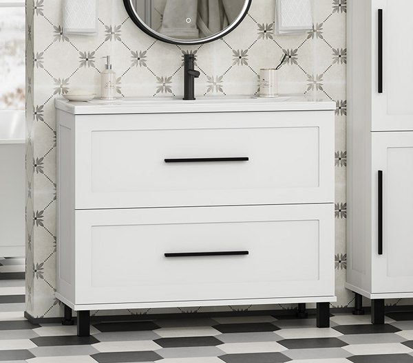 Тумба под умывальник Misty Модерн 100 / П-Мод07100-011Пр - фото