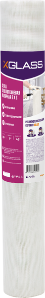 Стеклосетка XGlass Малярная 2x2мм 45 г/м2
