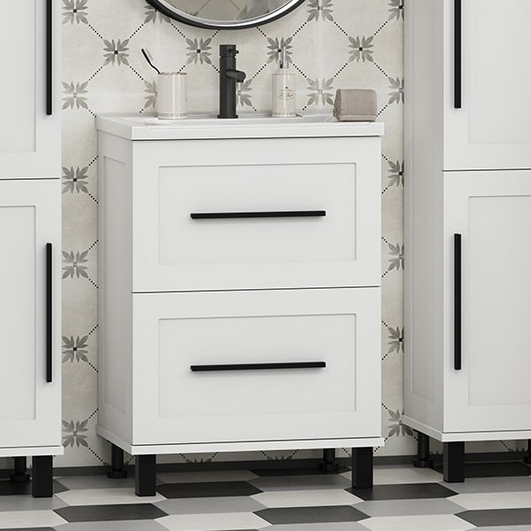 Тумба с умывальником Misty Модерн 60 / П-Мод07060-011Пр+Р-Евв14060-Д - фото