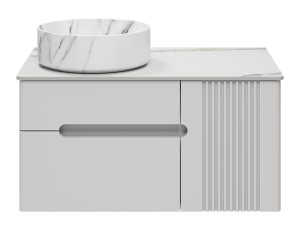 Тумба с умывальником Brevita Pallisandro 80 / PAL-50080-501П2Я+PA01-80