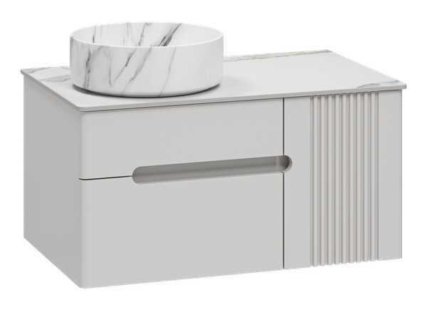 Тумба под умывальник Brevita Pallisandro 80 / PAL-50080-501П2Я+PA01-80