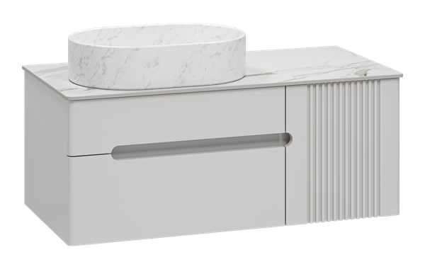 Тумба под умывальник Brevita Pallisandro 100 / PAL-50100-501П2Я+PA01-100