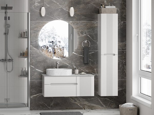 Тумба под умывальник Brevita Pallisandro 100 / PAL-50100-501П2Я+PA01-100