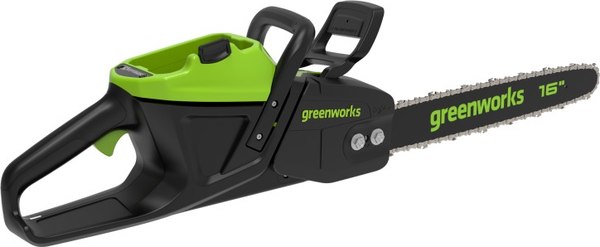 Пила цепная аккумуляторная Greenworks GD60CS25 60В / 2008907COMBO - фото