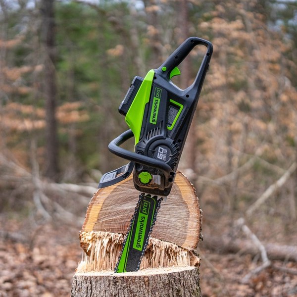 Пила цепная аккумуляторная Greenworks GD60CS25 60В / 2008907COMBO