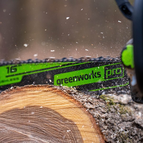 Пила цепная аккумуляторная Greenworks GD60CS25 60В / 2008907COMBO