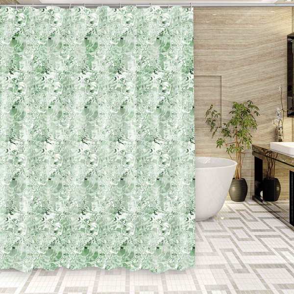 Шторка-занавеска для ванны Miranda Damla Green 180x200