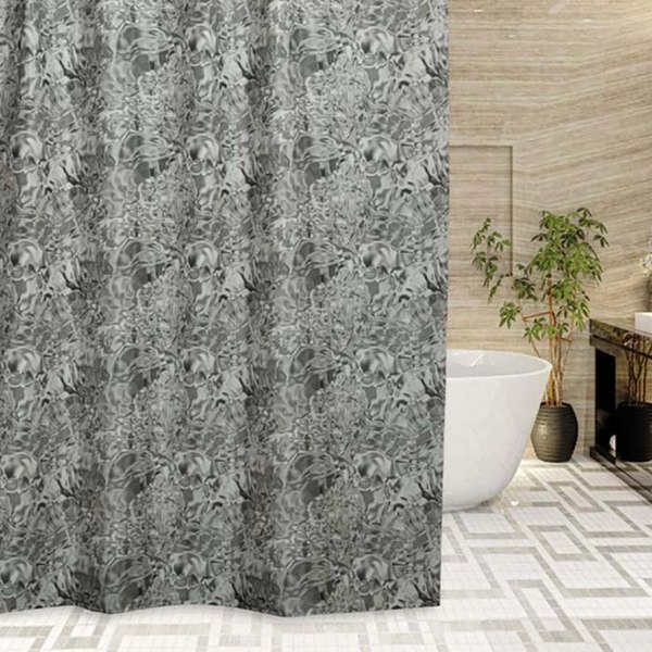 Шторка-занавеска для ванны Miranda Damla Grey 180x200