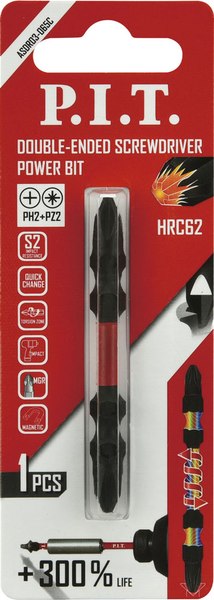 Бита P.I.T PH2-PZ2x65мм / ASDR03-065C