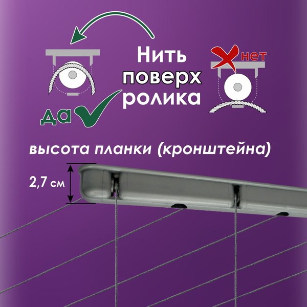 Комплект для ремонта потолочных сушилок Comfort Alumin Group 009997
