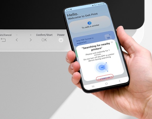 МФУ Deli Laser M1820W