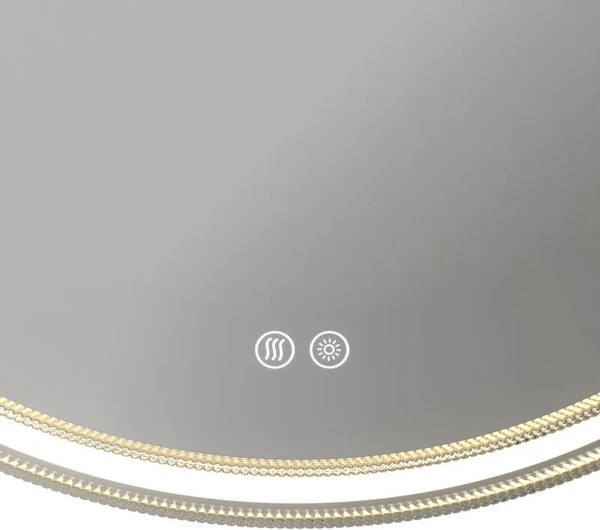 Зеркало Teymi Lina Romantic Black D80 / T20134