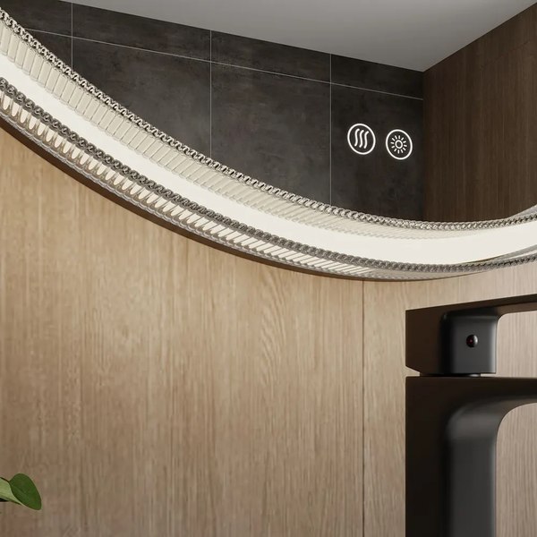 Зеркало Teymi Lina Romantic Black D80 / T20134