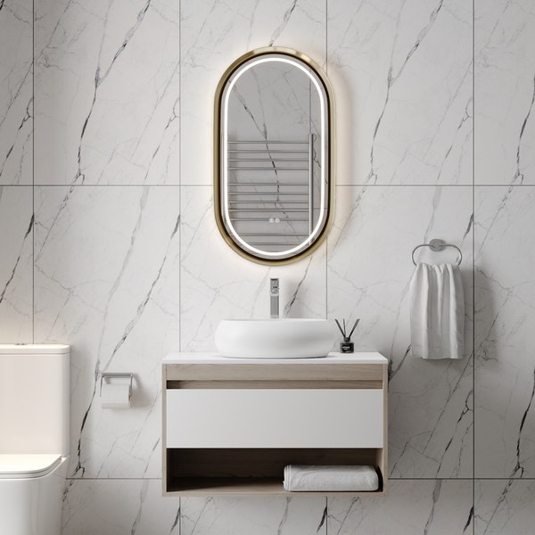 Зеркало Teymi Iva Magic Gold 500x900 / T20621 - фото