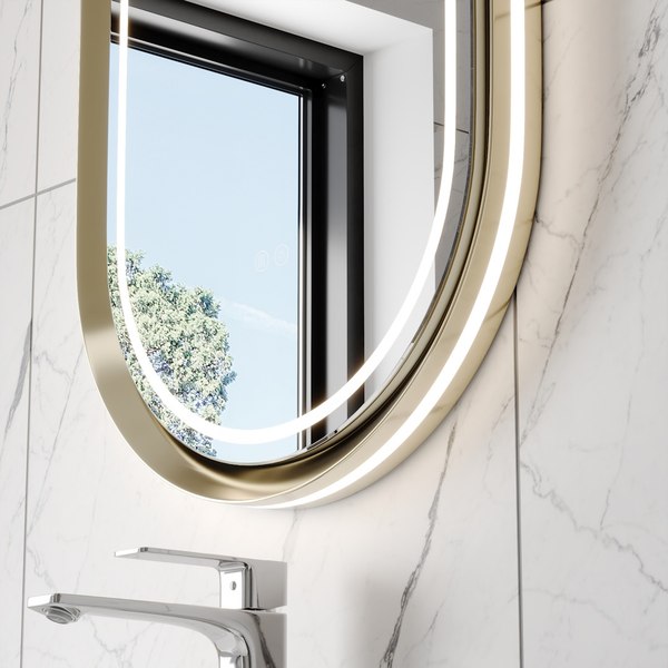 Зеркало Teymi Iva Magic Gold 500x900 / T20621