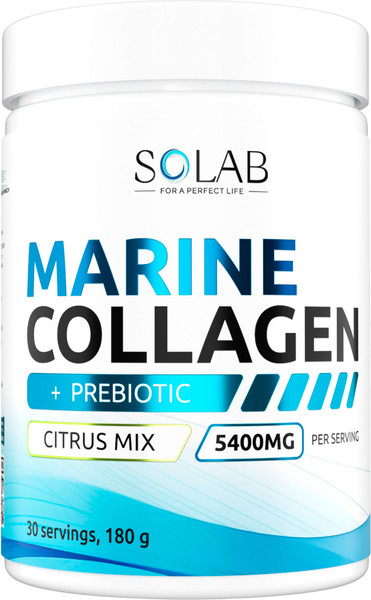 Коллаген SOLAB Морской с пребиотиком и витамином С - фото