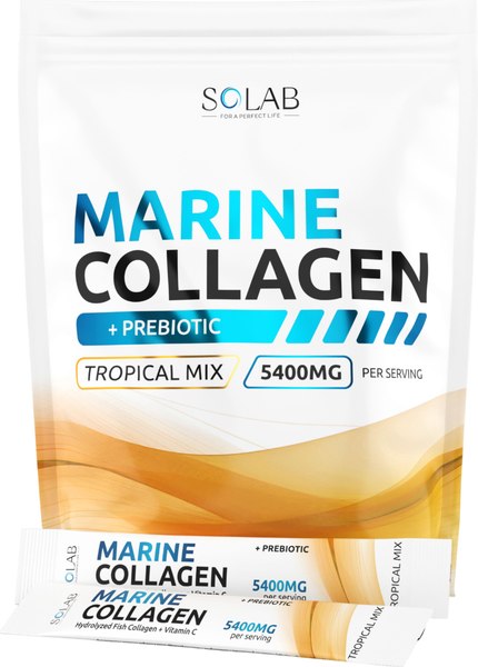 Коллаген SOLAB Морской с пребиотиком и витамином С - фото