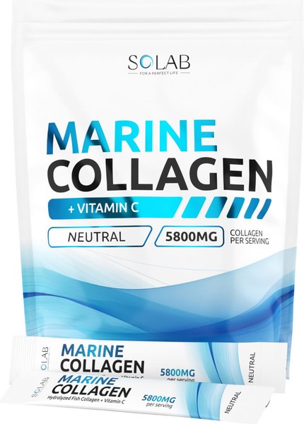 Коллаген SOLAB Морской с витамином С - фото
