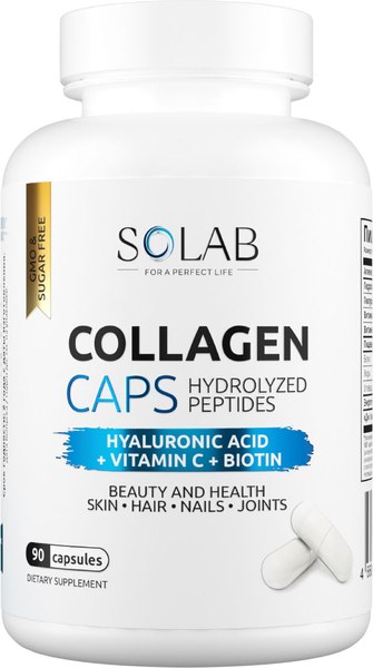Коллаген SOLAB С биотином гиалуроновой кислотой и витамином С - фото